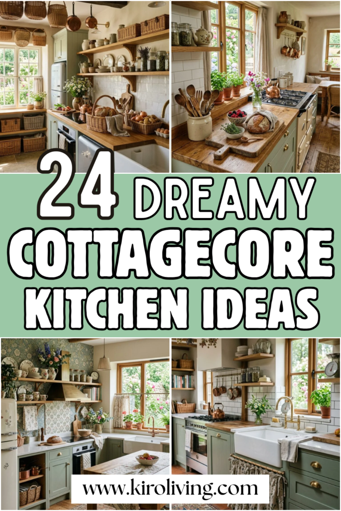 cottagecore kitchen ideas pin