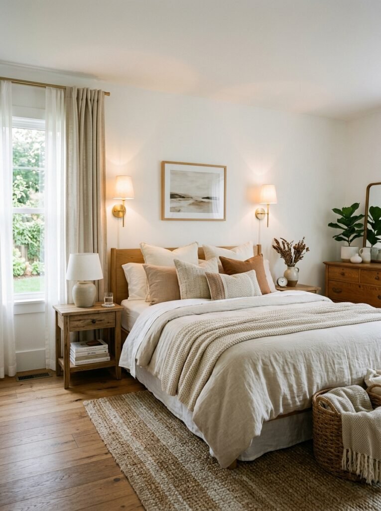 bedroom with white walls 202606132111