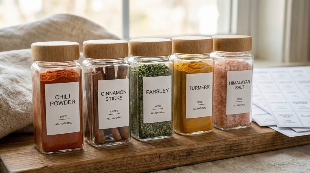 12 Amazing Kitchen Drawer Ideas You Need to Try closeup on the spice labels just take the image as delpmaspu