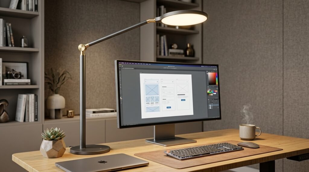 15 Amazing Home Office Ideas That Will Transform Your Workspace desk lamp on 202603220916