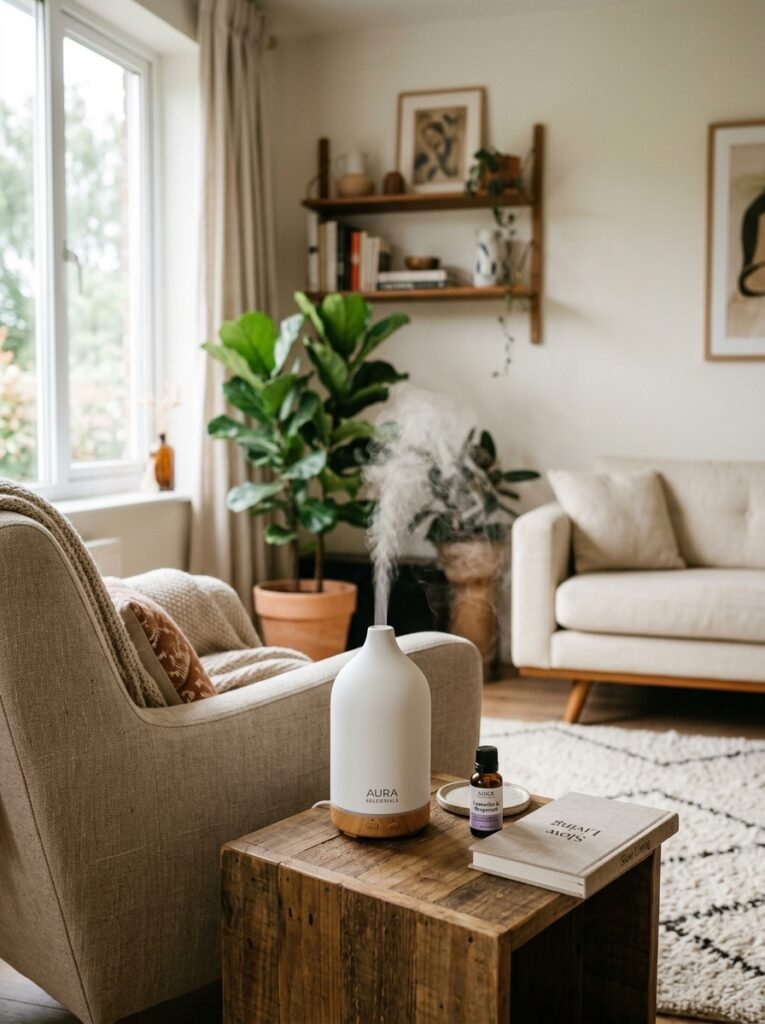 diffuser inside living room 