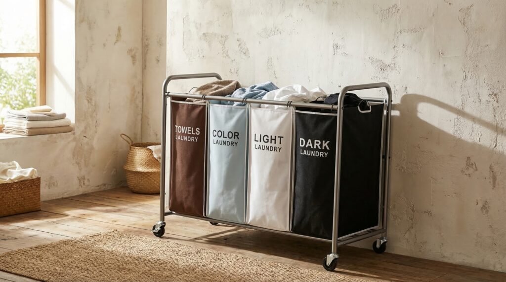 17 Amazing Bedroom Organization Ideas You Never Thought Of editorial style photography of this laundry hamper delpmaspu