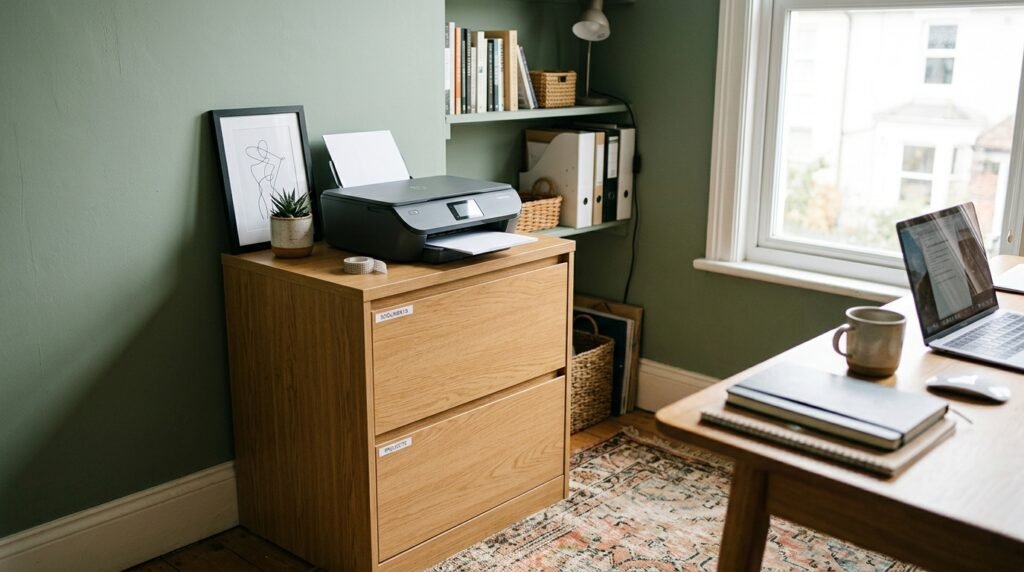 15 Amazing Home Office Ideas That Will Transform Your Workspace filing cabinet with 202603220945