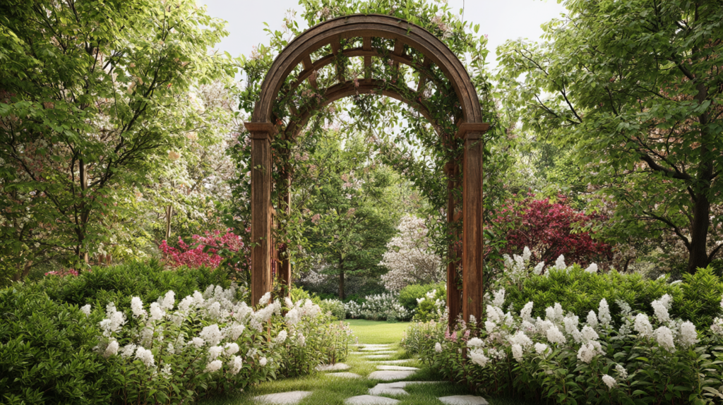 u3268376477 editorial style photgraphy of a garden archway ul c5b701e1 7101 4b13 9fca eb7aa05ab6b7 0
