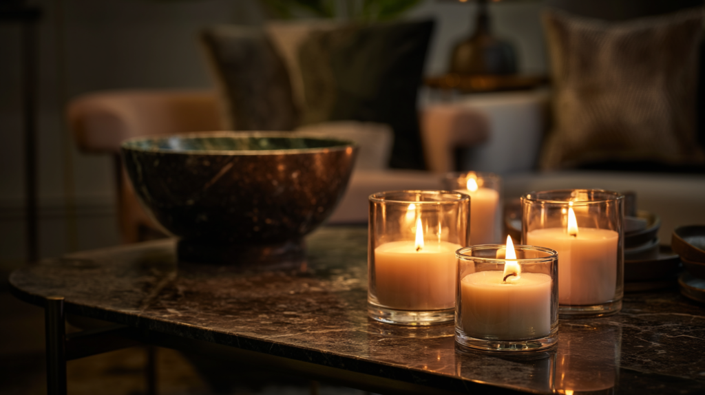 15 Aesthetic Living Room Ideas You Need To Absolutely Try u3268376477 editorial style photography closeup fo scented ca 1f58e705 6885 4512 b86a 68ef68fd3d77 2