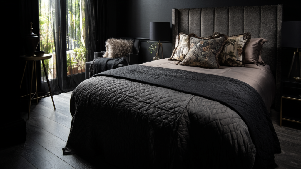 u3268376477 editorial style photography of a bedroom with dar f2374e39 5910 4b43 9804 d9bffde90cf5 3