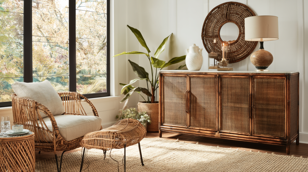 15 Aesthetic Living Room Ideas You Need To Absolutely Try u3268376477 editorial style photography of rattan furniture l dcb2a81f 7fbf 4538 9989 f91e1a2bafa3 2