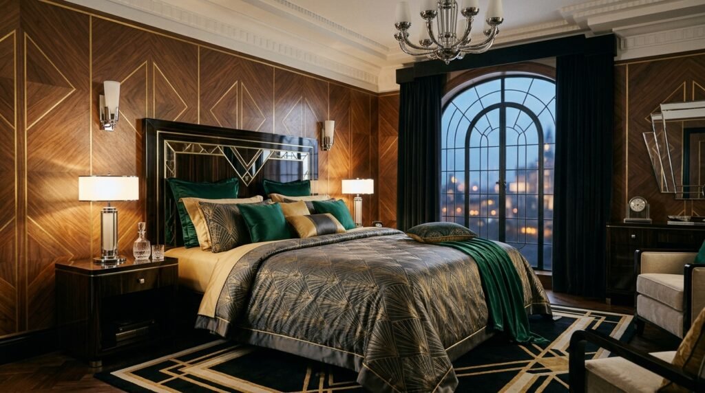 art deco bedroom 202604221607