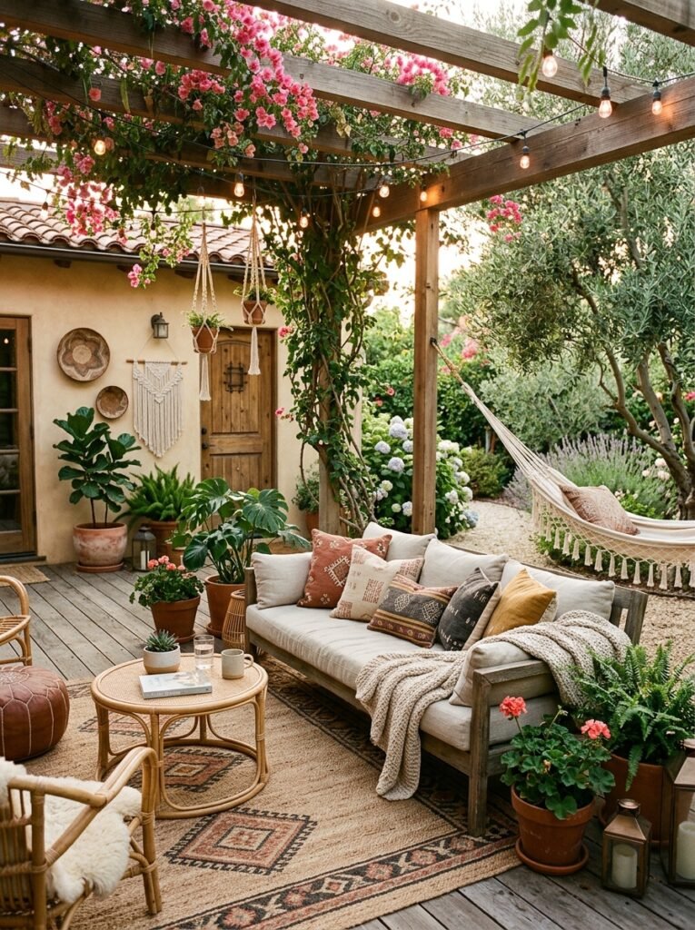 home patio in boho style 202606132131