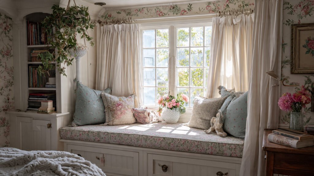 20 Dreamy Cottagecore Bedroom Ideas For The Ultimate Cozy Space editorial style phootgraphy of a cottagecore bedro