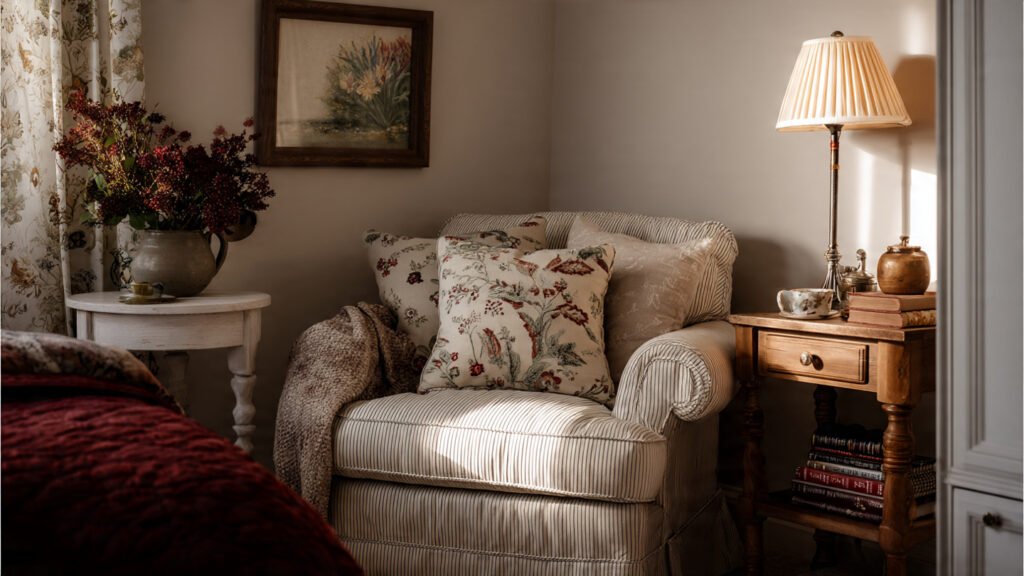 20 Dreamy Cottagecore Bedroom Ideas For The Ultimate Cozy Space editorial style photography of a cottagecore bedro