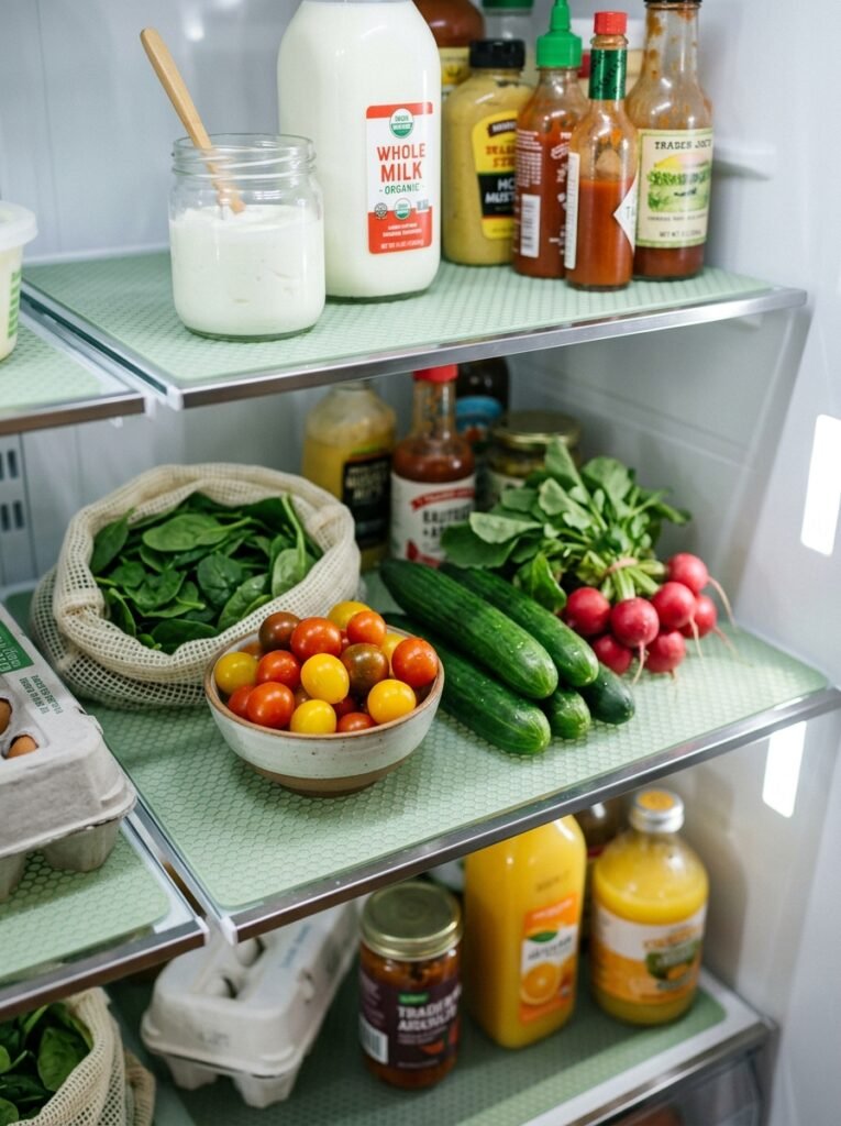 18 Clever Fridge Organization Ideas to Keep Everything Tidy fridge liners inside the fridge