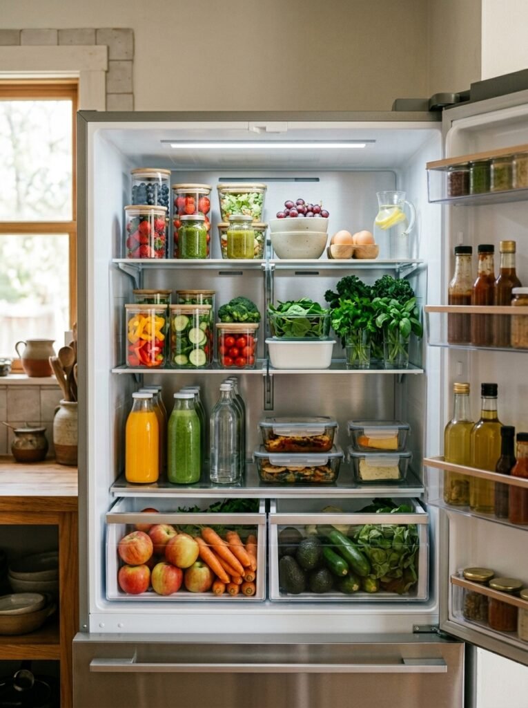 18 Clever Fridge Organization Ideas to Keep Everything Tidy nice organized fridge