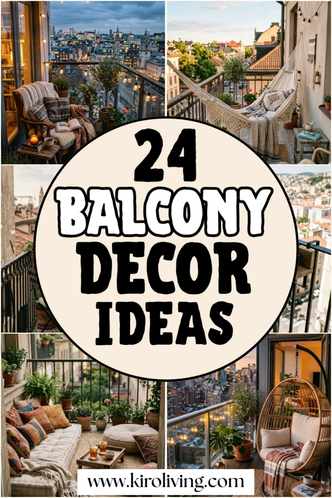 balcony decor ideas pin