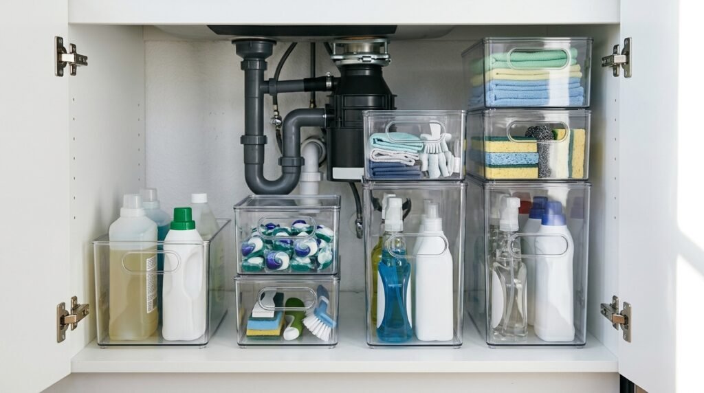 acrylic bins undersink cabinet 202605100955