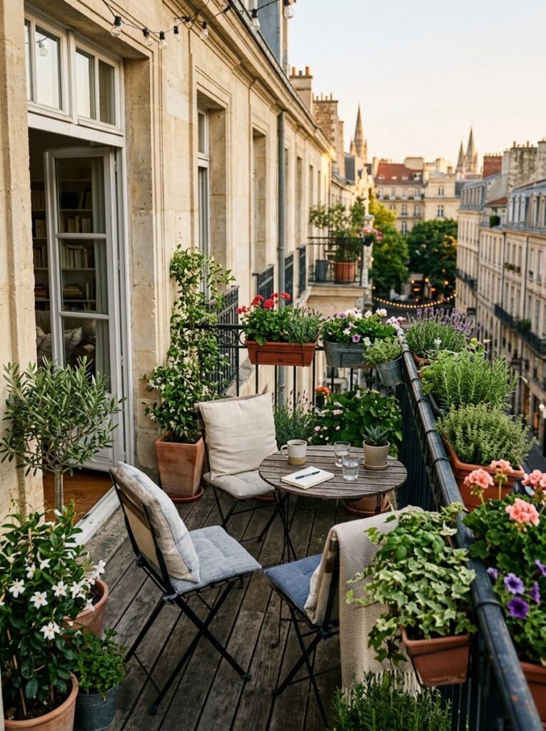 apartment balcony with railings … 202606141624