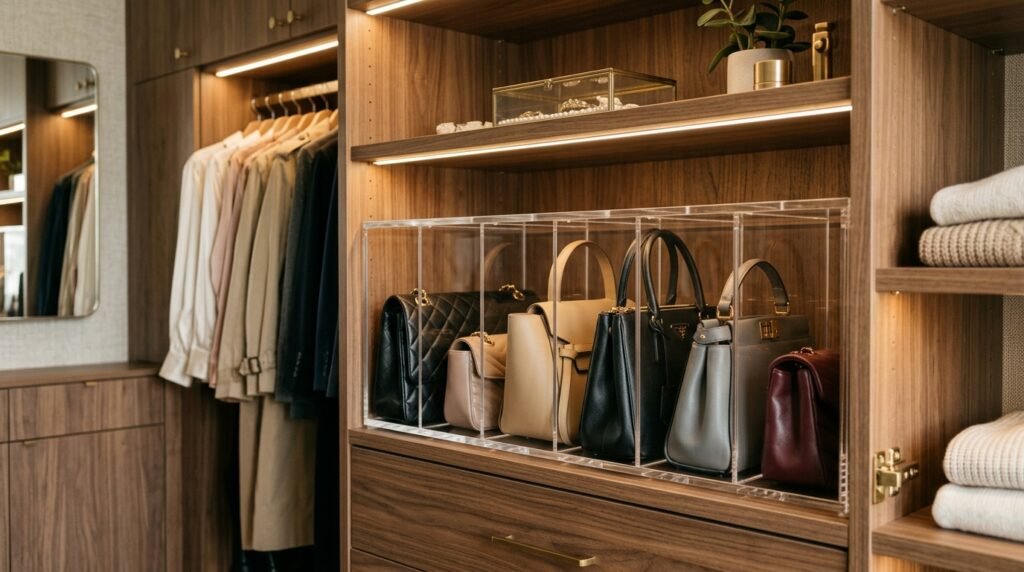 bags and purses organizer closet 202605030934