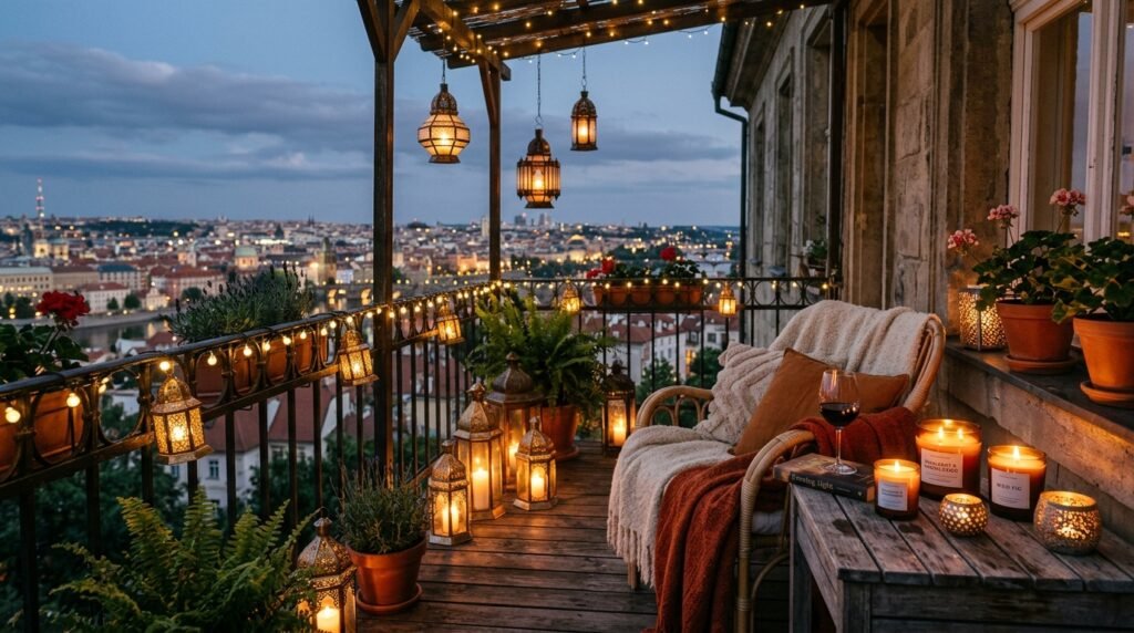 balcony decorated with lanterns … 202605261750