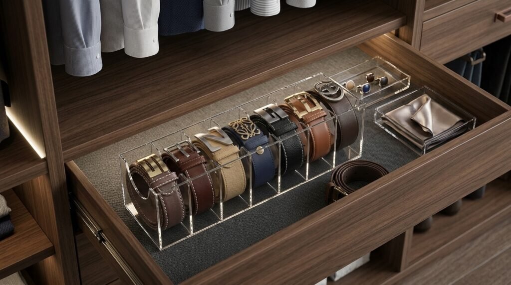 belts in acrylic compartments dr… 202605030930