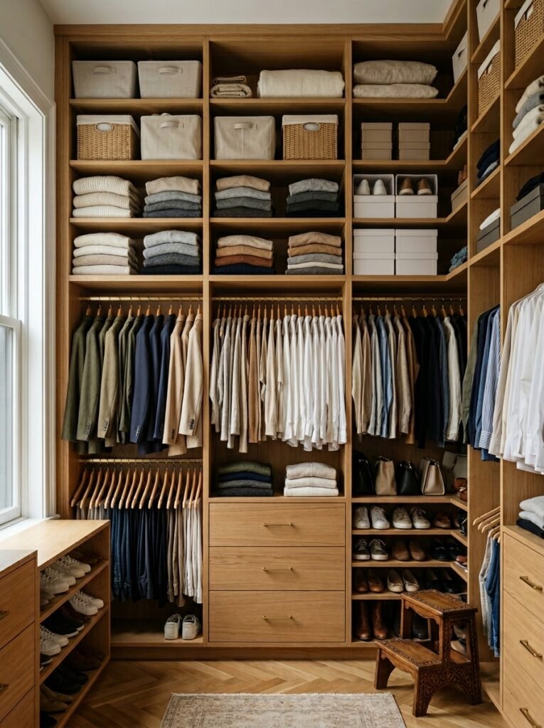 20 Closet Organization Ideas For a Neat and Tidy Space closet maximizes vertical space 202606151230