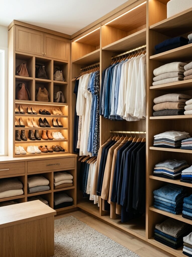 20 Closet Organization Ideas For a Neat and Tidy Space closet with dedicated zones 202606151228