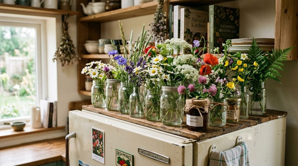 floral arrangements in glass jars 202605292234