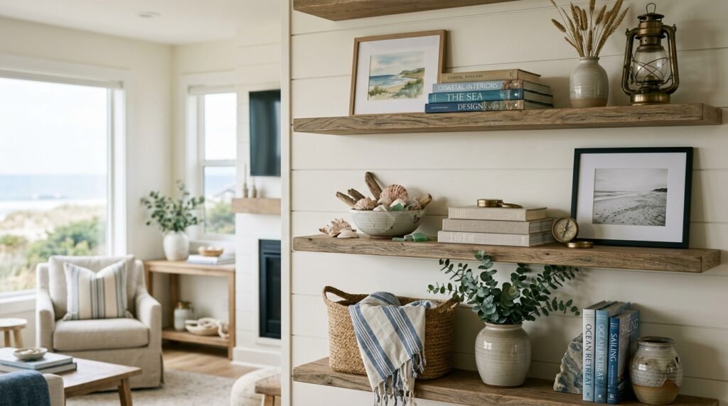 open shelves in living room 202605122109