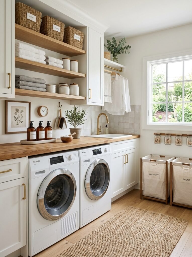 14 Smart Laundry Room Organization Ideas That Actually Work organized laundry room