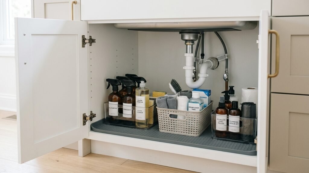 organized undersink cabinet with… 202605101051
