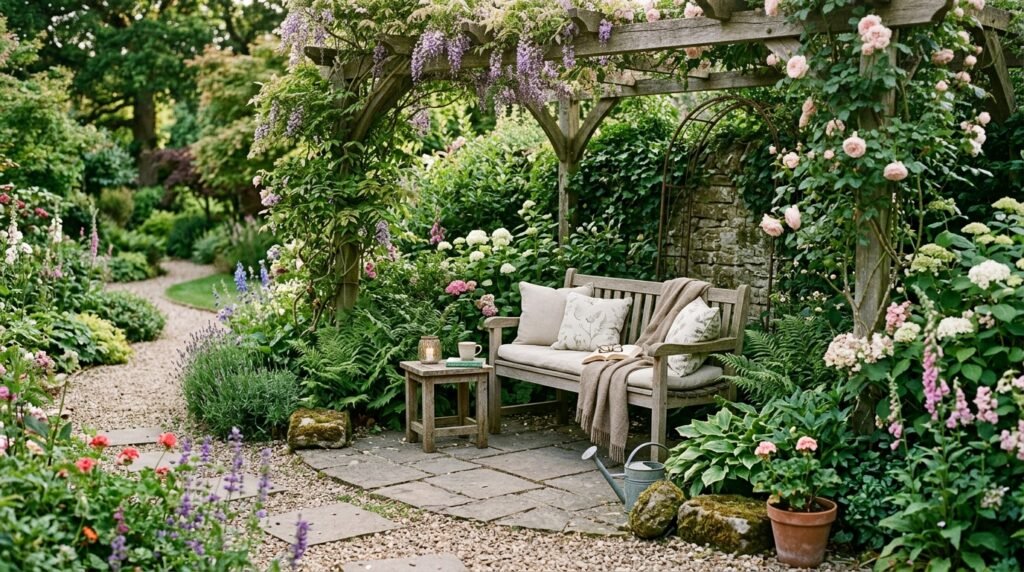 secluded seating area garden 202605281407