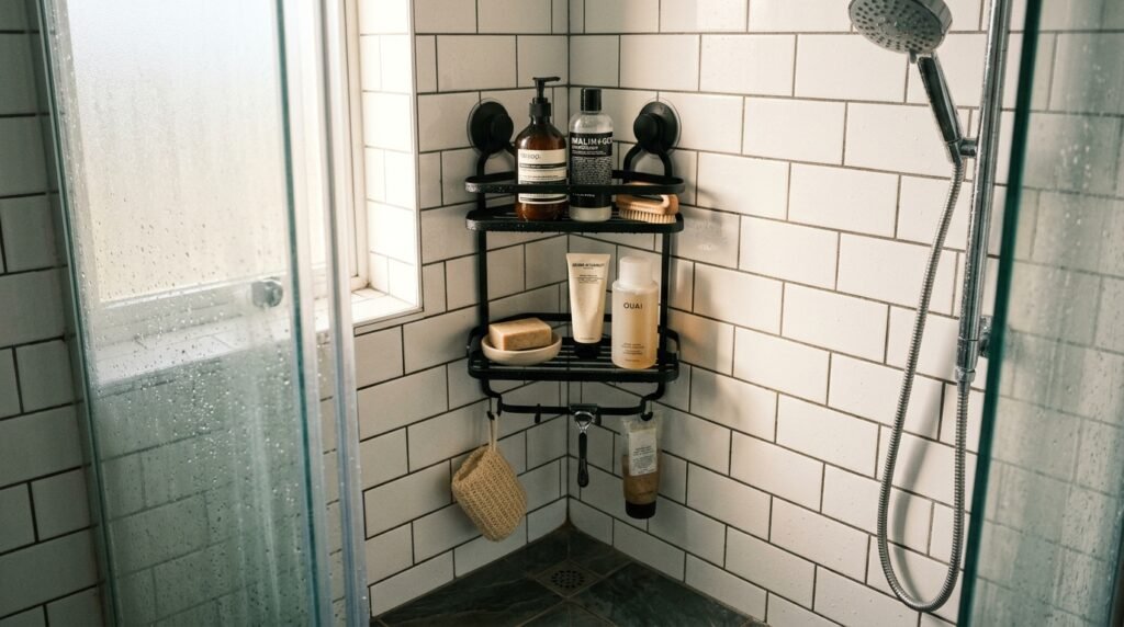 shower caddy inside shower 202605061105