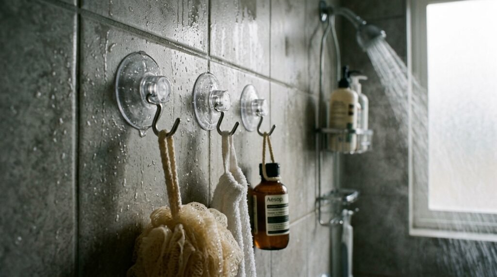 suction cup hooks inside shower 202605052118