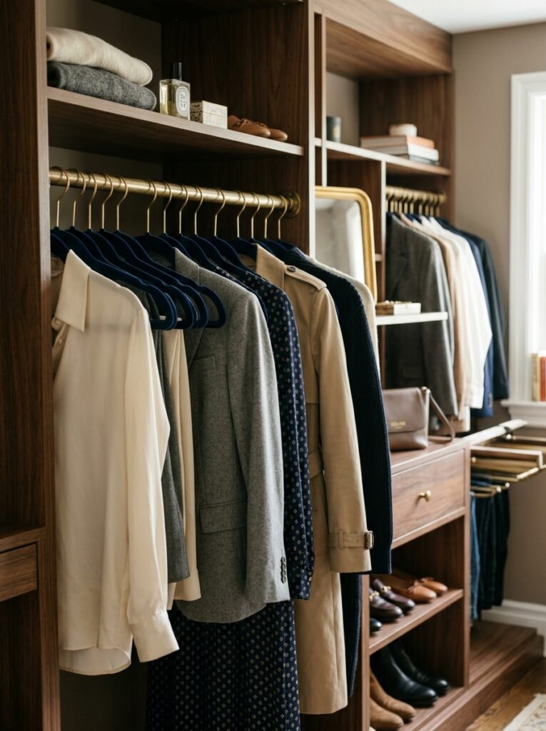 20 Closet Organization Ideas For a Neat and Tidy Space velvet hangers inside closet 202606151226