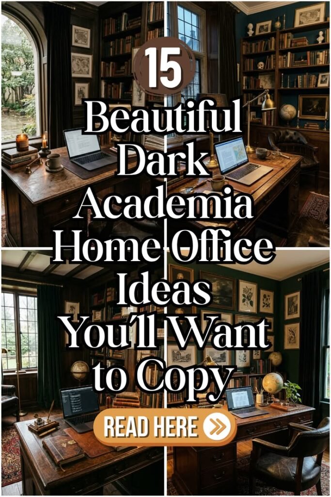 15 cozy dark academia office ideas for a more inspiring workspace