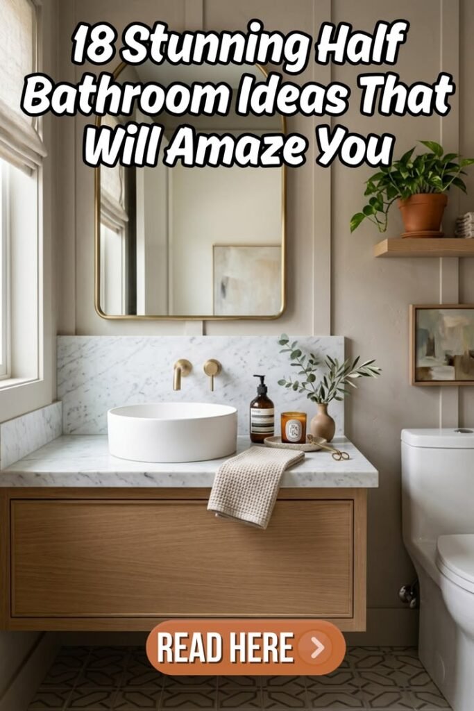 18 half bathroom decor ideas powder room design & inspiration for a beautiful stunning space
