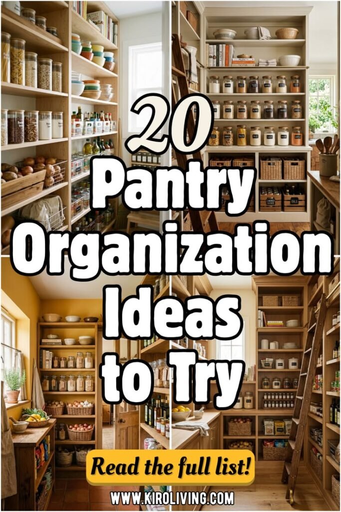 20 Pantry Organization Ideas For a Clean and Clutter Free Kitchen 20 pantry organization ideas that maximizes every inch of space