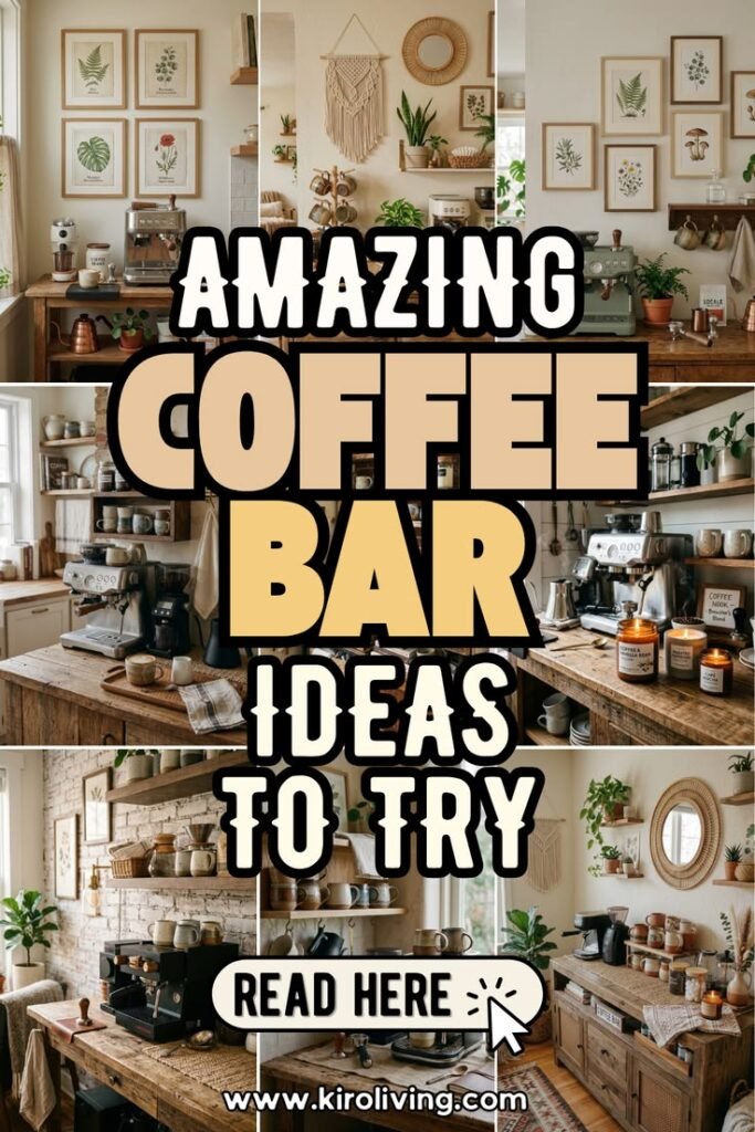 22 Stunning Coffee Bar Ideas To Create Your Dream Home Cafe 22 beautiful coffee bar ideas that feels like a cozy cafe