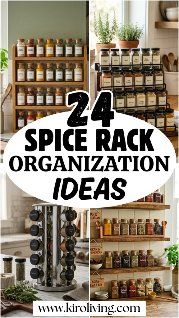 spice rack organization ideas pin