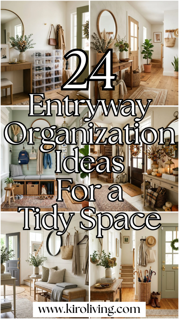 entryway organization ideas pin