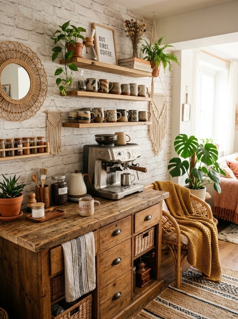 boho mini home coffee bar 202606141213
