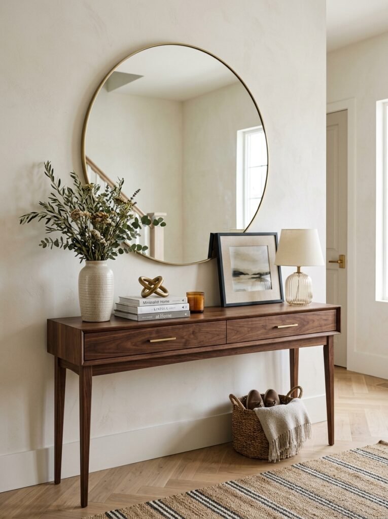22 Console Table Ideas That Make Any Space Feel Designer Made console table with mirror