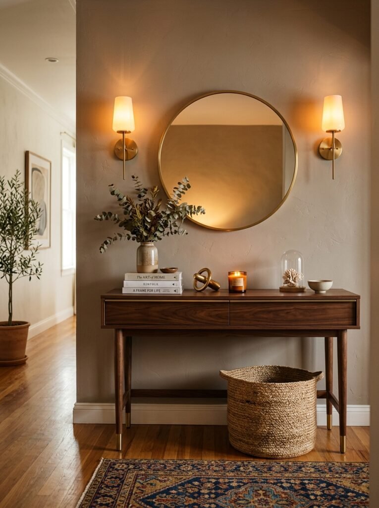 22 Console Table Ideas That Make Any Space Feel Designer Made console table with wall sconces