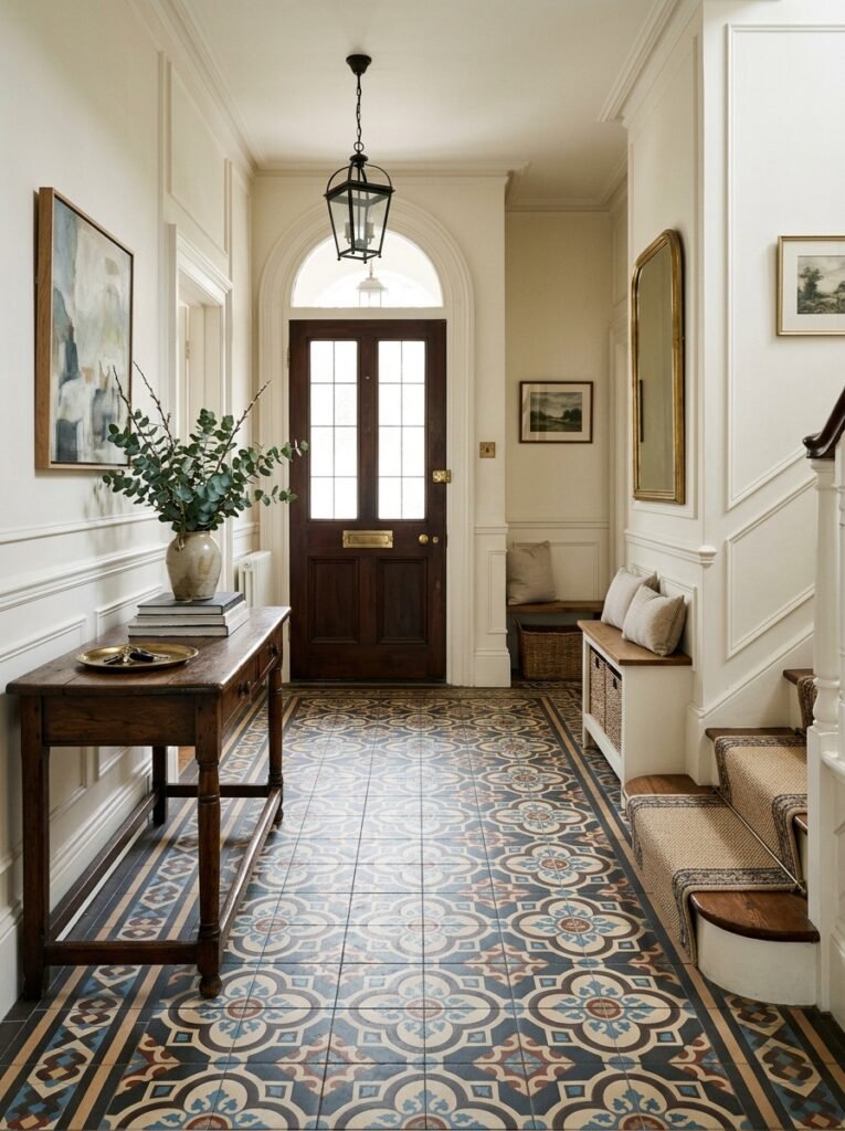 entryway with patterned floor 202606141547