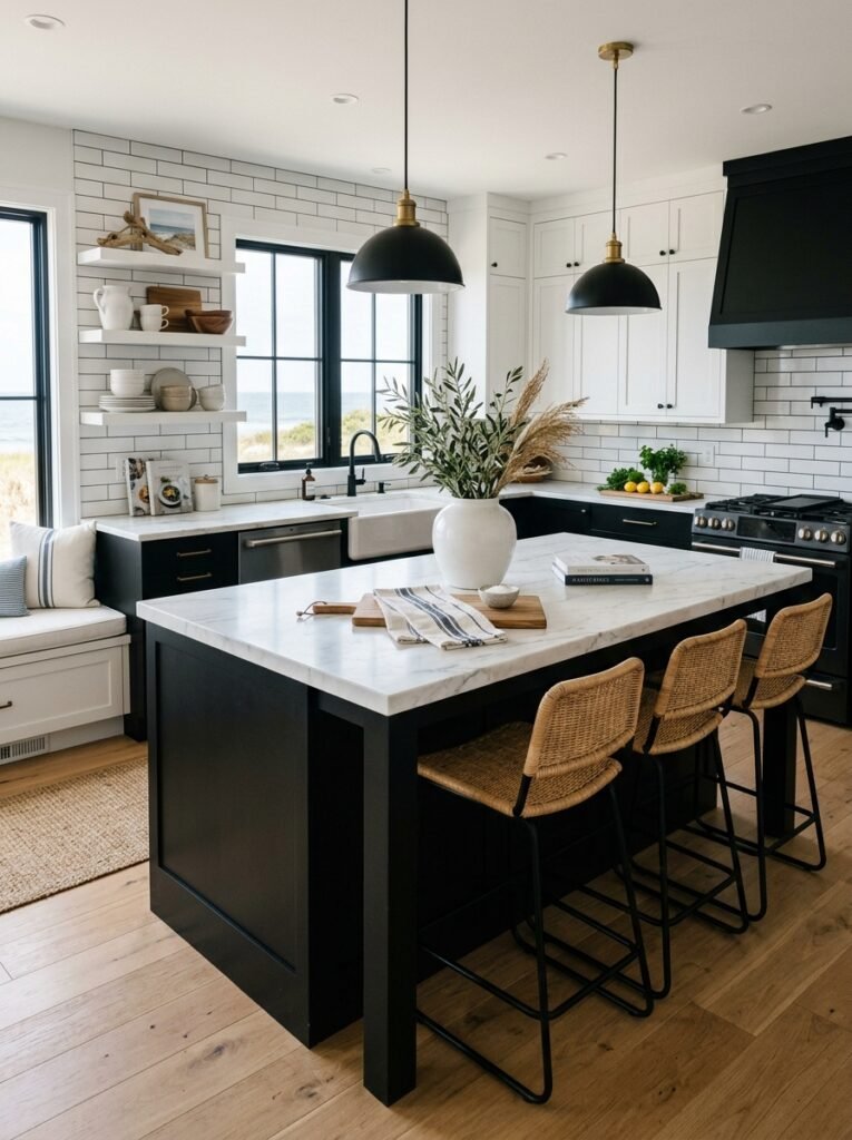 kitchen with coastal accents 202606181744