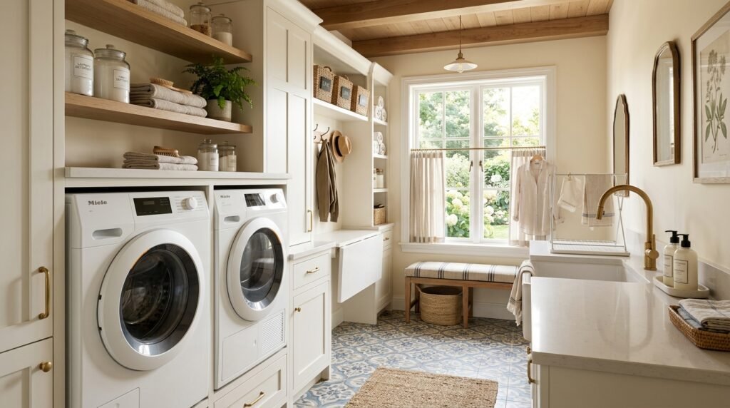 Home laundry room editorial photography 202606170027
