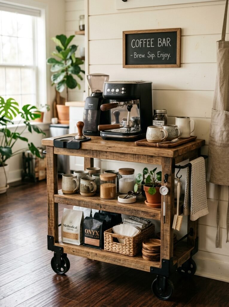 mini home coffee bar cart 202606141209