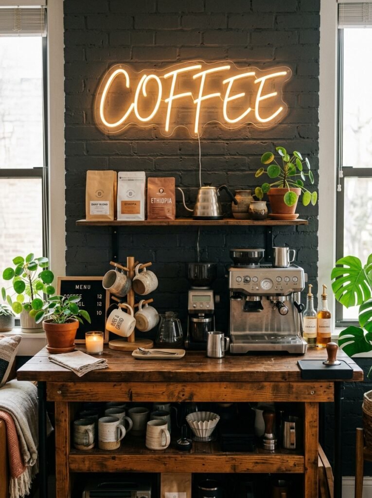 mini home coffee bar neon 202606141224