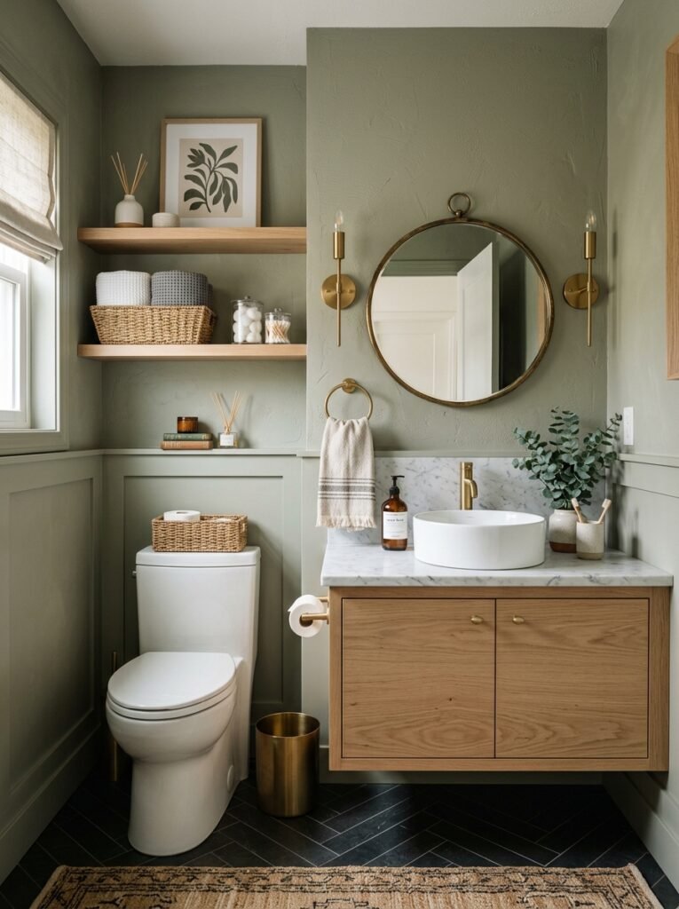 organized half bathroom powder room 202606132102