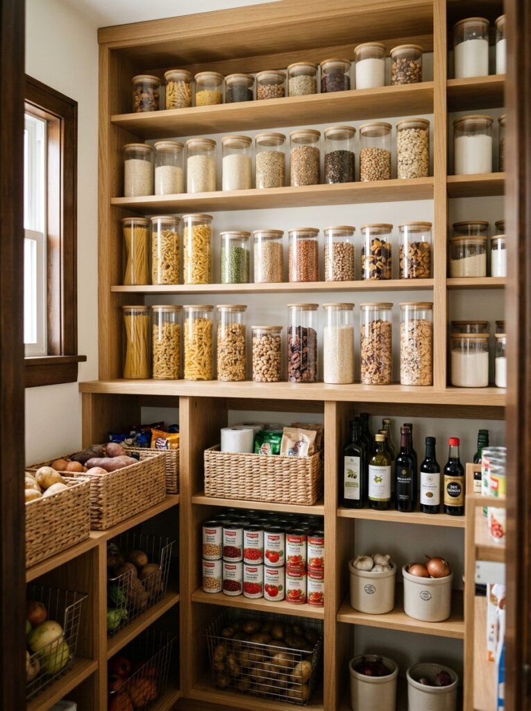 20 Pantry Organization Ideas For a Clean and Clutter Free Kitchen organized kitchen pantry