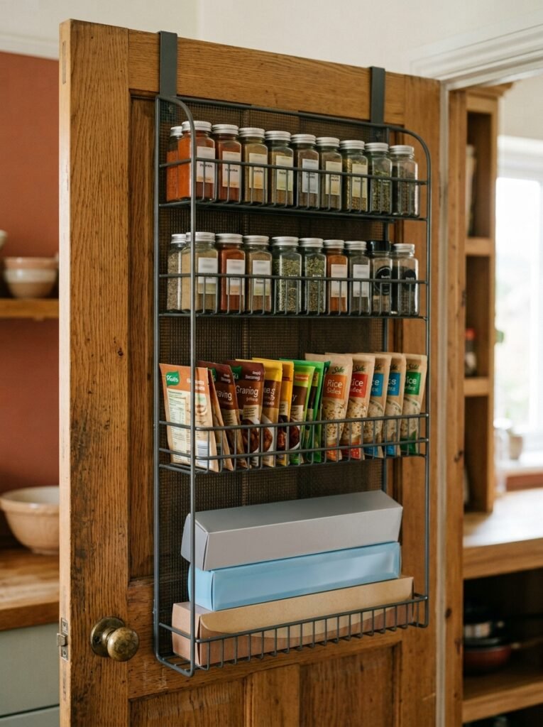 over the door pantry organizer rack